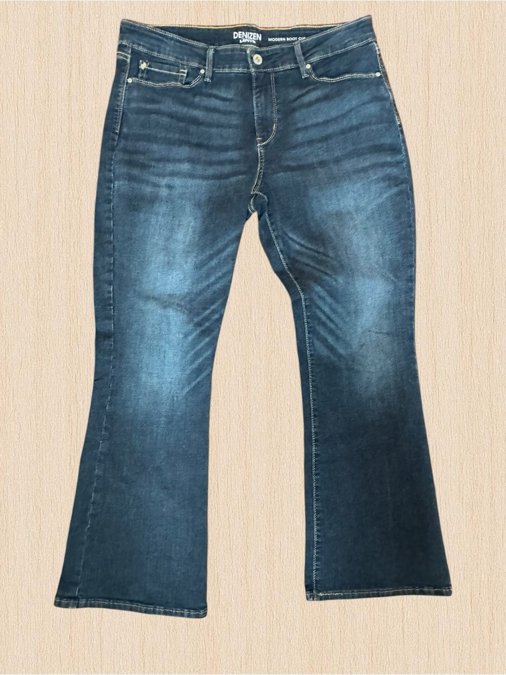 Denizen from Levi’s Modern Boot Cut Jeans Size 14S 32x30 Dark Wash